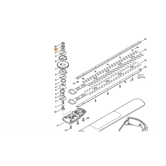 STIHL  Nakrętka sześciokątna M12x1 9211 260 1440